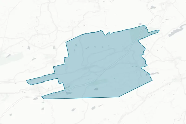 Mahanoy Area School District — detail map