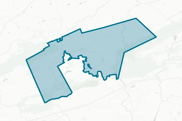 Blue Mountain School District — detail map