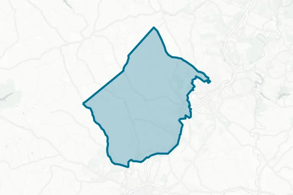 Chartiers-houston School District — detail map
