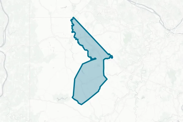 Fort Cherry School District — detail map