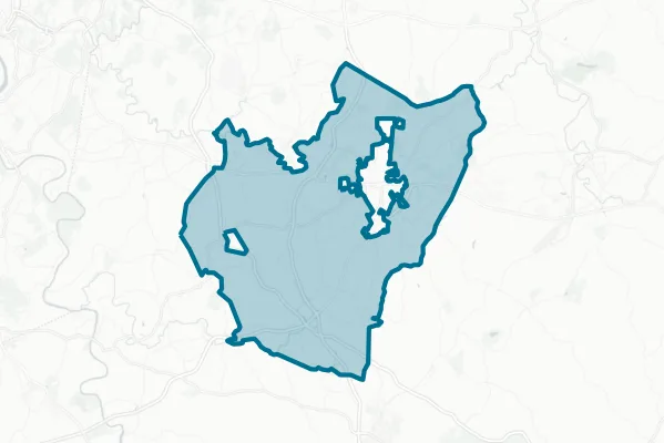 Hempfield Area School District — detail map