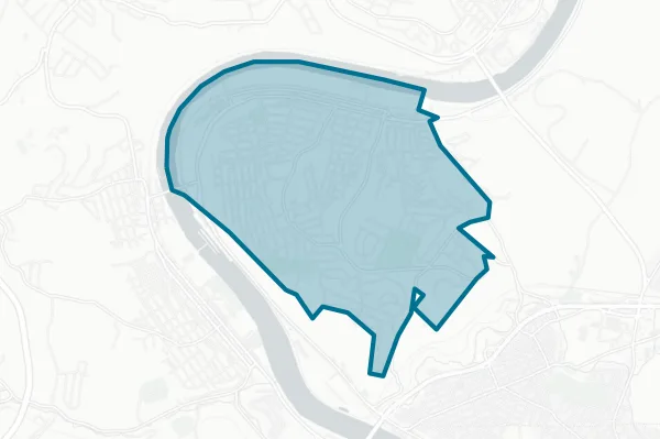 School District of the City of Monessen — detail map