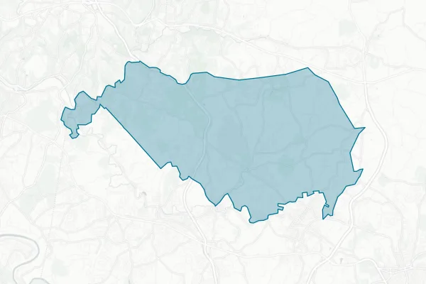 Penn Trafford School District — detail map