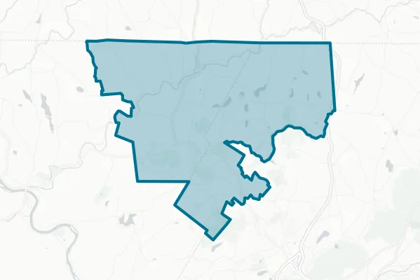 Lackawanna Trail School District — detail map