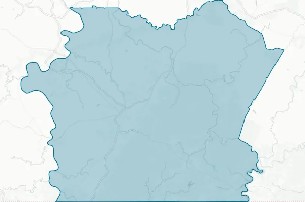 Dunbar Boro/township Sanitary Authority — detail map