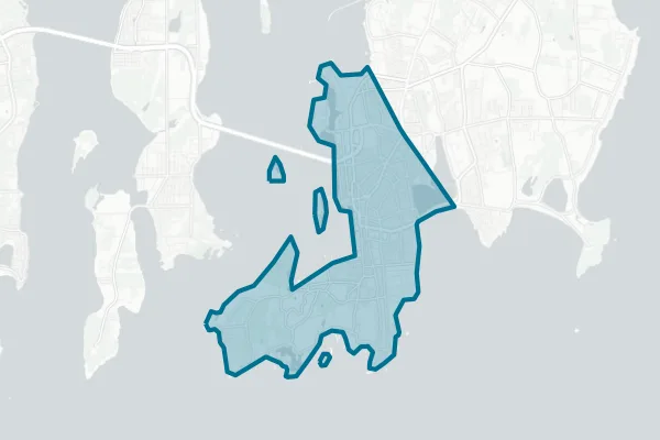 City of Newport — detail map
