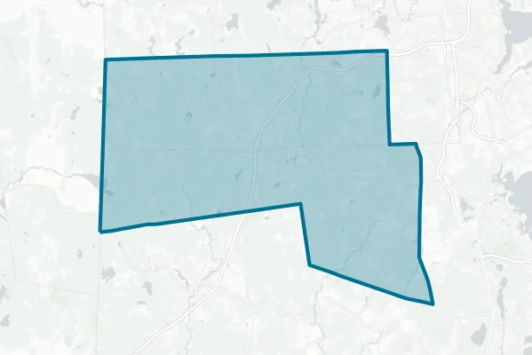 Exeter-west Greenwich Regional School District — detail map