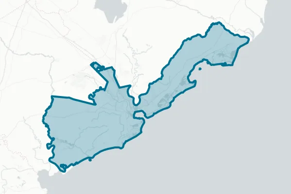 County of Charleston — detail map