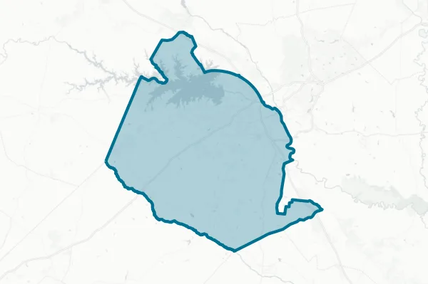 County of Lexington — detail map