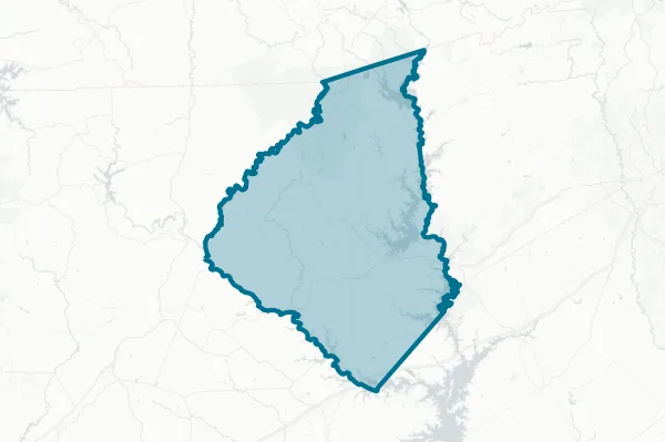 Oconee County — detail map