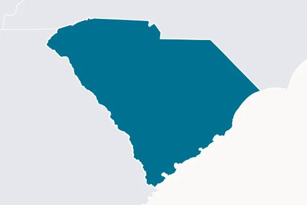 County of Orangeburg — detail map