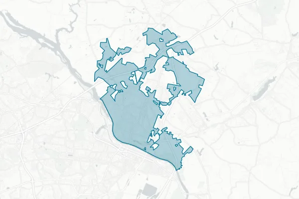 City of North Augusta — detail map