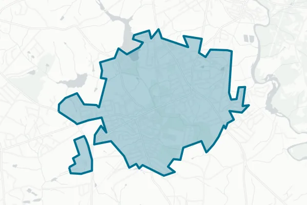 Town of Williamston — detail map