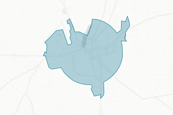 City of Barnwell — detail map