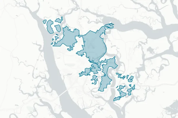 City of Beaufort — detail map