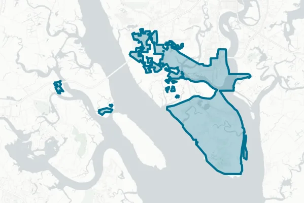 Town of Port Royal — detail map