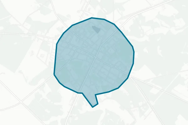 Town of St. Matthews — detail map