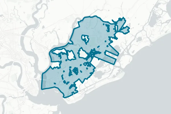 Town of Mount Pleasant — detail map