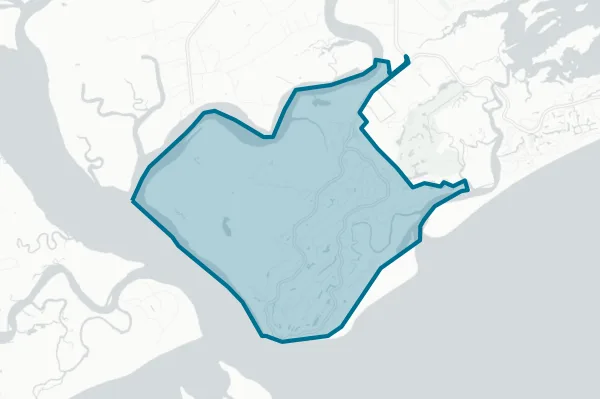 Town of Seabrook Island — detail map