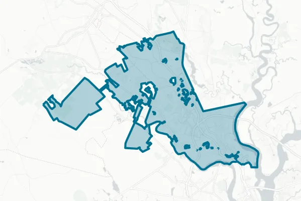 City of North Charleston — detail map