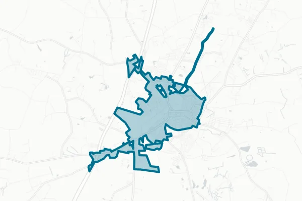 City of Walterboro — detail map