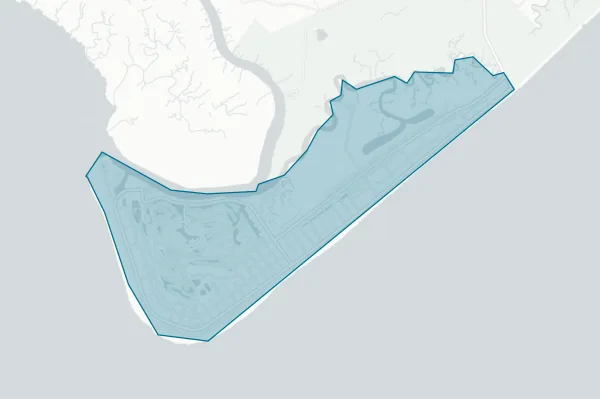 Town of Edisto Beach — detail map