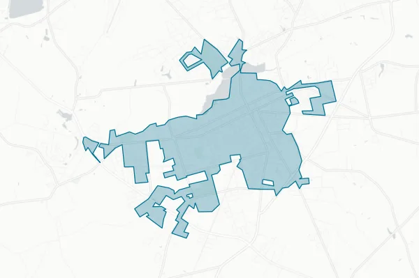 City of Hartsville — detail map
