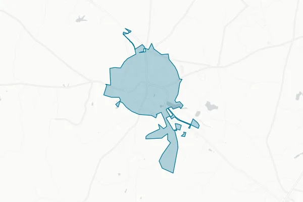 Town of Edgefield — detail map