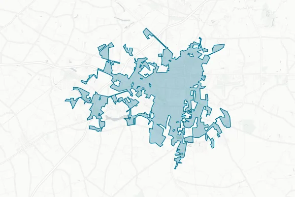City of Florence — detail map
