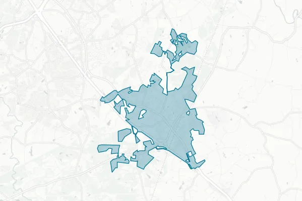 City of Fountain Inn — detail map