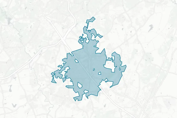 City of Simpsonville — detail map