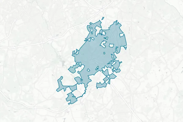 City of Mauldin — detail map