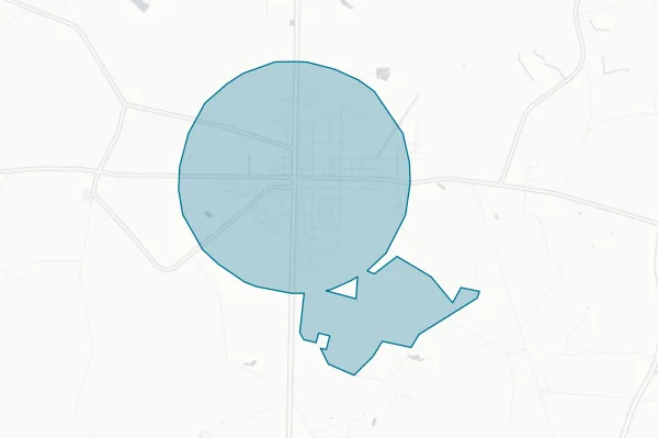 Town of Estill — detail map