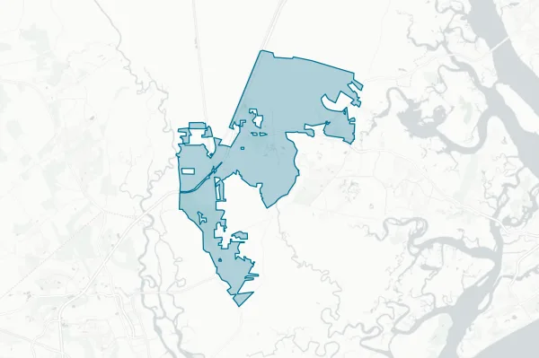 City of Hardeeville — detail map