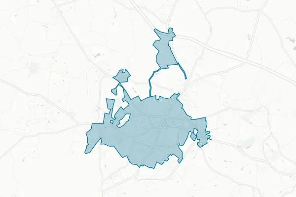 City of Laurens — detail map