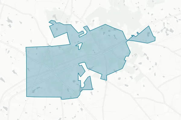 Town of Batesburg-Leesville — detail map