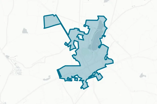 City of Bennettsville — detail map