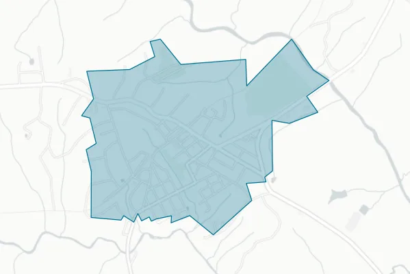 Town of Whitmire — detail map