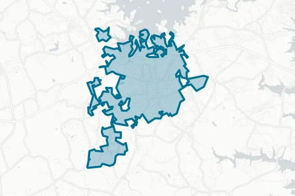 City of Seneca — detail map