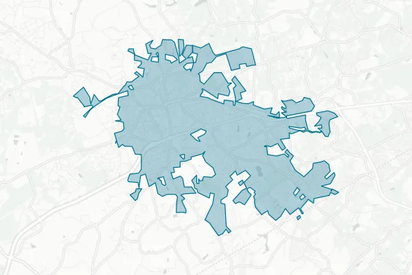 City of Easley — detail map