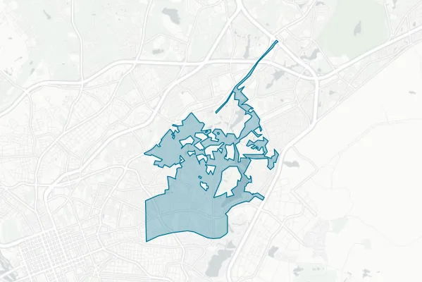 City of Forest Acres — detail map