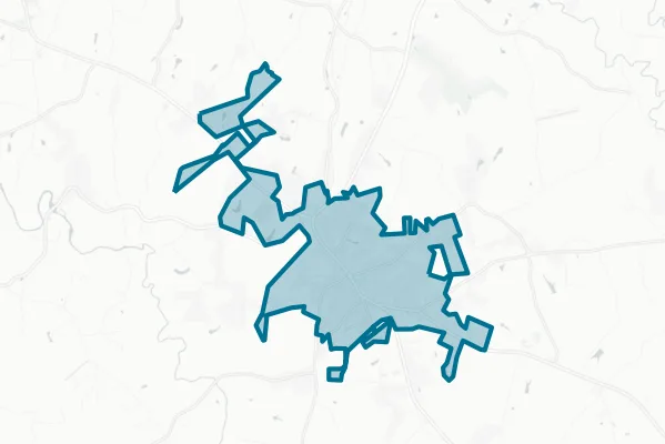 City of Woodruff — detail map