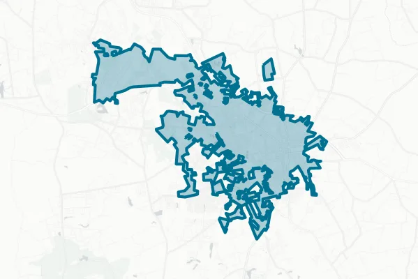 City of Sumter — detail map