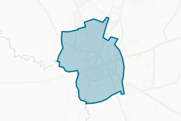 Town of Kingstree — detail map