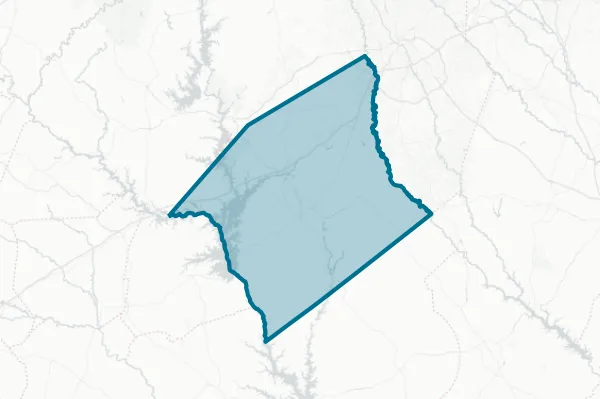 Anderson County — detail map