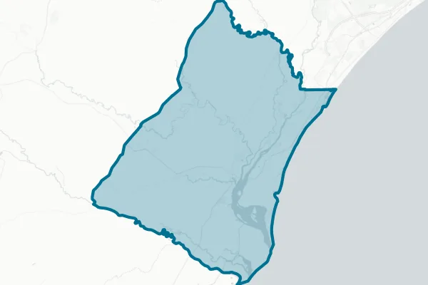 Waccamaw Regional Council of Governments — detail map