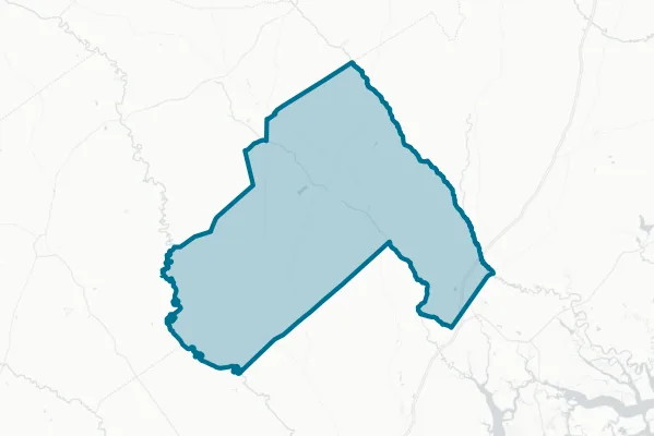 Hampton County School District — detail map