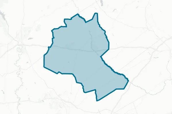Scool District of Lee County — detail map