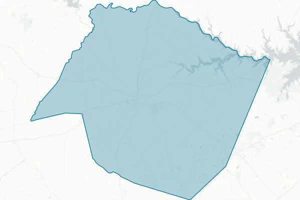Saluda County Water and Sewer Authority — detail map