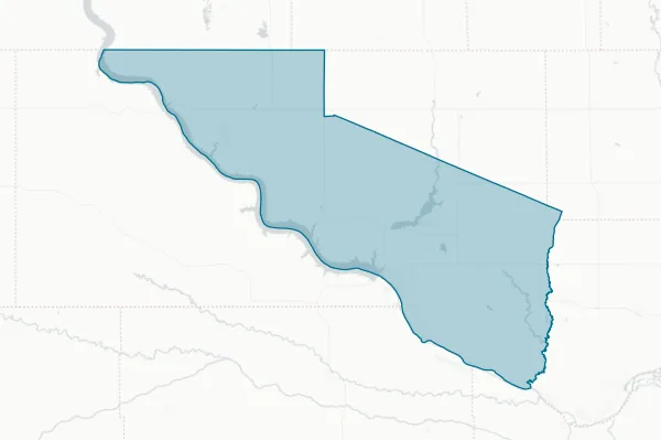 Charles Mix County — detail map